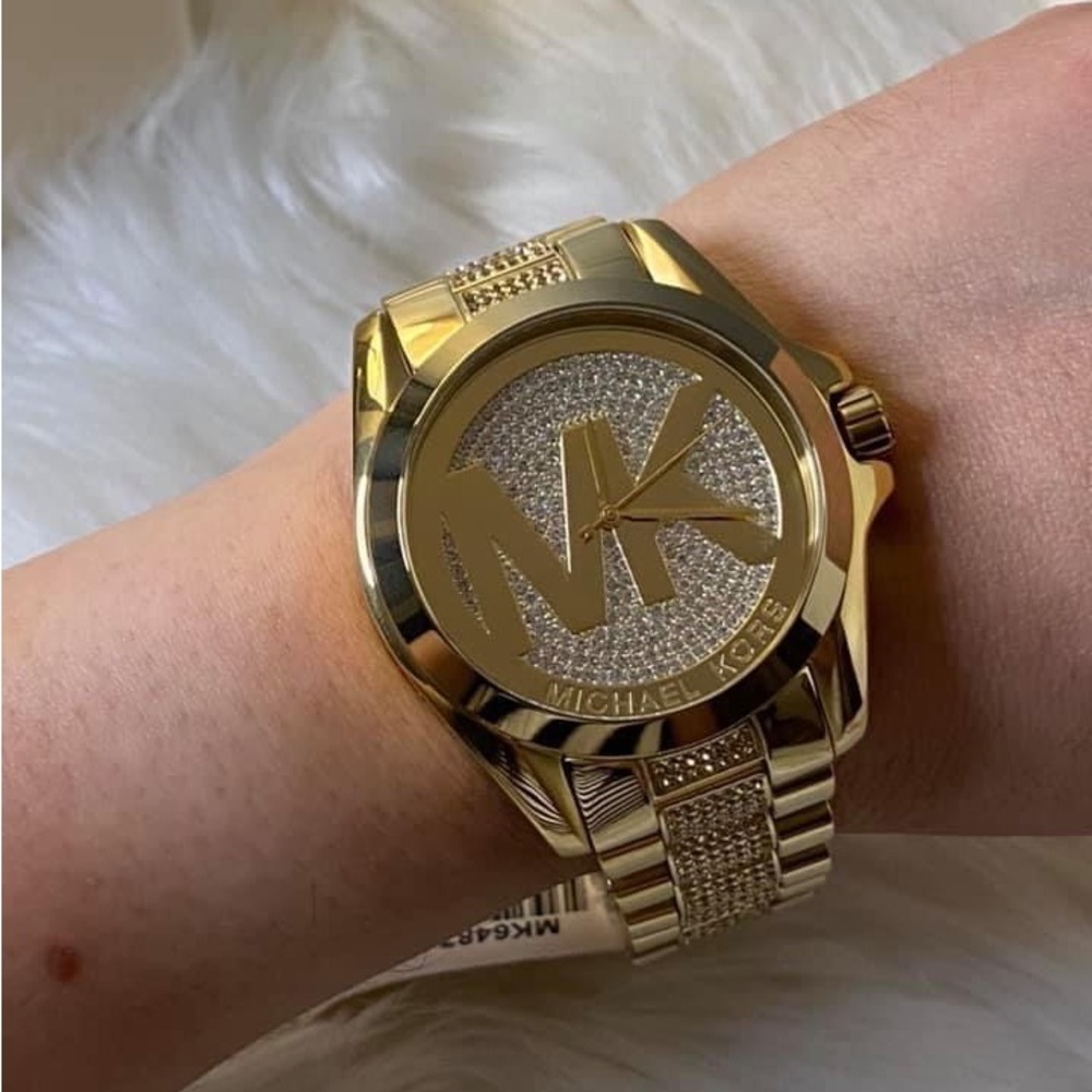 MK6487 - Michael Kors Women’s Bradshaw Gold-Tone Watch - Picture 13 of 13